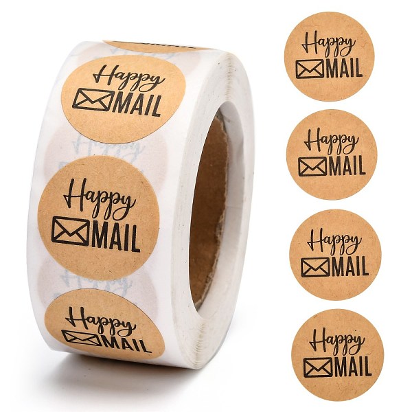 PandaHall Self-Adhesive Kraft Paper Gift Tag Stickers, Adhesive Labels, for Festival, Christmas, Holiday, Wedding Presents, with Word Happy...
PandaHall Self-Adhesive Kraft Paper Gift Tag Stickers, Adhesive Labels, for Festival, Christmas, Holiday, Wedding Presents, with Word Happy...