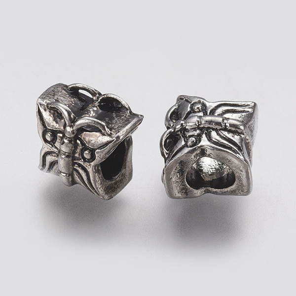 PandaHall Ion Plating(IP) 304 Stainless Steel European Beads, Large Hole Beads, Butterfly, Antique Silver, 9.5x10x9mm, Hole: 4.5mm 304...
PandaHall Ion Plating(IP) 304 Stainless Steel European Beads, Large Hole Beads, Butterfly, Antique Silver, 9.5x10x9mm, Hole: 4.5mm 304...