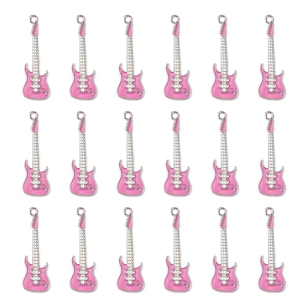 PandaHall Alloy Enamel Big Pendants, Lead Free and Cadmium Free, Guitar, Platinum, Pink, about 62mm long, 18.5mm wide, 2mm, thick, hole: 3mm...
PandaHall Alloy Enamel Big Pendants, Lead Free and Cadmium Free, Guitar, Platinum, Pink, about 62mm long, 18.5mm wide, 2mm, thick, hole: 3mm...