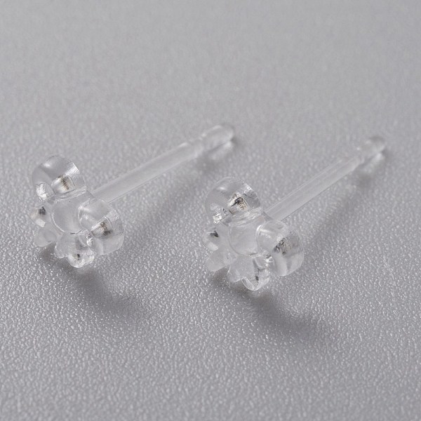 PandaHall Eco-Friendly Plastic Stud Earrings, Bowknot, Clear, 4.5x5x2mm, Pin: 0.8mm Plastic Bowknot Clear
PandaHall Eco-Friendly Plastic Stud Earrings, Bowknot, Clear, 4.5x5x2mm, Pin: 0.8mm Plastic Bowknot Clear