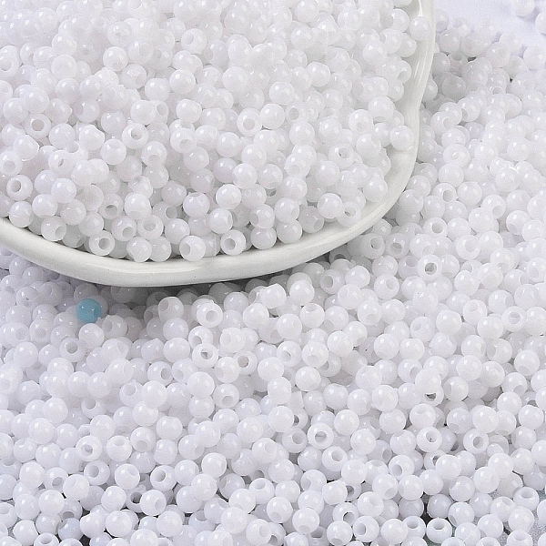 PandaHall Opaque Acrylic Beads, Round, White, 3x2.5mm, Hole: 1.2mm, about 48000pcs/500g Acrylic Round White
PandaHall Opaque Acrylic Beads, Round, White, 3x2.5mm, Hole: 1.2mm, about 48000pcs/500g Acrylic Round White