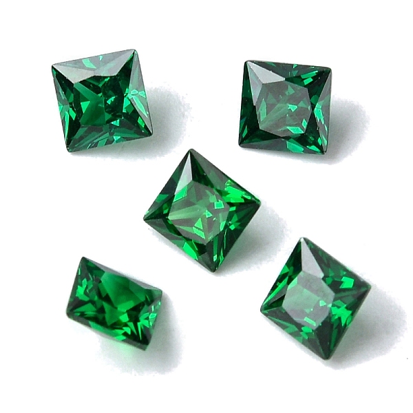 PandaHall Cubic Zirconia Cabochons, Point Back, Square, Green, 6x6x3mm Cubic Zirconia Square Green
PandaHall Cubic Zirconia Cabochons, Point Back, Square, Green, 6x6x3mm Cubic Zirconia Square Green