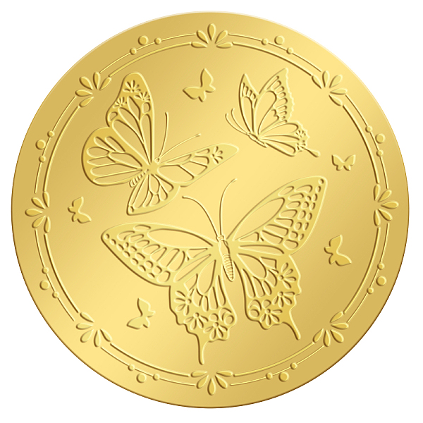 PandaHall CRASPIRE 2" Gold Foil Sticker Butterfly 100pcs Certificate Seals Gold Embossed Round Embossed Foil Seal Stickers for Envelopes...
PandaHall CRASPIRE 2" Gold Foil Sticker Butterfly 100pcs Certificate Seals Gold Embossed Round Embossed Foil Seal Stickers for Envelopes...