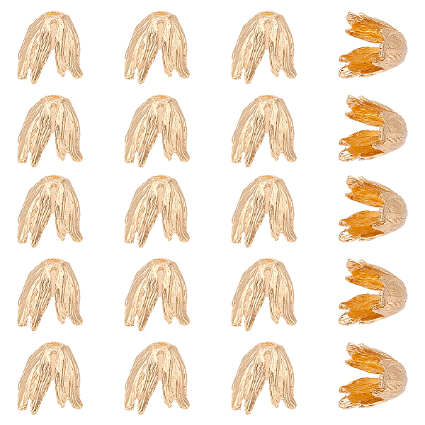 PandaHall 20Pcs Alloy Bead Caps, Buds, Multi-Petal, Light Gold, 20x20.5mm, Hole: 3.5mm, Inner Diameter: 14mm Alloy
PandaHall 20Pcs Alloy Bead Caps, Buds, Multi-Petal, Light Gold, 20x20.5mm, Hole: 3.5mm, Inner Diameter: 14mm Alloy