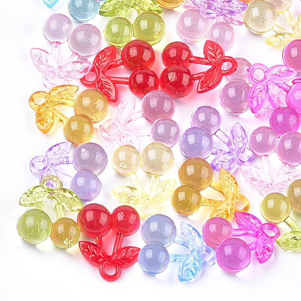 PandaHall Transparent Acrylic Pendants, Cherry, Mixed Color, 25.5x21x11.5mm, Hole: 3.5mm Acrylic Cherry Multicolor
PandaHall Transparent Acrylic Pendants, Cherry, Mixed Color, 25.5x21x11.5mm, Hole: 3.5mm Acrylic Cherry Multicolor