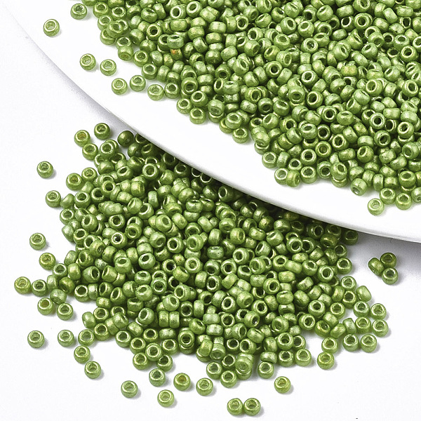 PandaHall Frosted Opaque Glass Seed Beads, Fit for Machine Eembroidery, Baking Paint, Round, Yellow Green, 2.5x1.5mm, Hole: 1mm, about...
PandaHall Frosted Opaque Glass Seed Beads, Fit for Machine Eembroidery, Baking Paint, Round, Yellow Green, 2.5x1.5mm, Hole: 1mm, about...