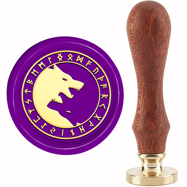 PandaHall Brass Wax Seal Stamp with Handle, for DIY Scrapbooking, Wolf Pattern, 89x30mm Brass Wolf
PandaHall Brass Wax Seal Stamp with Handle, for DIY Scrapbooking, Wolf Pattern, 89x30mm Brass Wolf