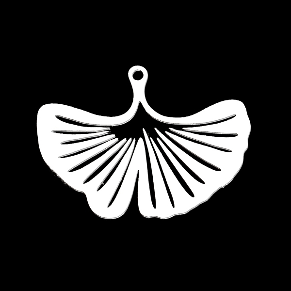 PandaHall 201 Stainless Steel Pendants, Laser Cut, Ginkgo Leaf, Stainless Steel Color, 23x30.5x1mm, Hole: 1.6mm 201 Stainless Steel Leaf
PandaHall 201 Stainless Steel Pendants, Laser Cut, Ginkgo Leaf, Stainless Steel Color, 23x30.5x1mm, Hole: 1.6mm 201 Stainless Steel Leaf