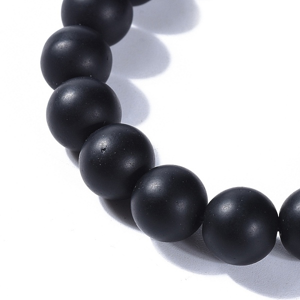 PandaHall Natural Black Stone Beads Stretch Bracelets, with Elastic Fibre Wire and Packing Box, 2-1/8 inch(5.3~5.4cm) Black Stone
PandaHall Natural Black Stone Beads Stretch Bracelets, with Elastic Fibre Wire and Packing Box, 2-1/8 inch(5.3~5.4cm) Black Stone