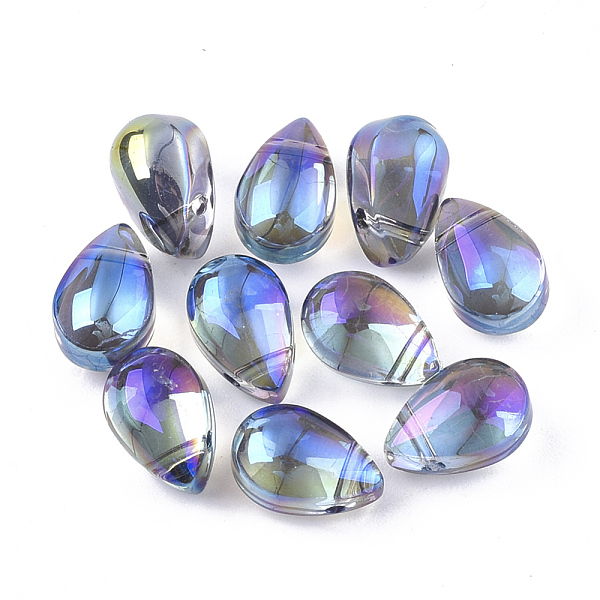 PandaHall Electroplate Glass Charms, Teardrop, Blue, 9x6x5mm, Hole: 0.9mm Glass Teardrop Blue
PandaHall Electroplate Glass Charms, Teardrop, Blue, 9x6x5mm, Hole: 0.9mm Glass Teardrop Blue