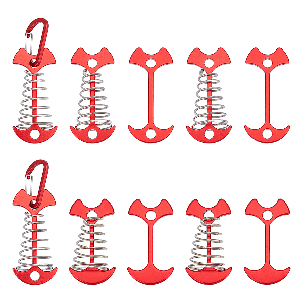 PandaHall SUPERFINDINGS 10Pcs Aluminum Alloy Tent Peg, with Spring, Camping Accessories, Red, 67x36x4mm, Hole: 7mm Aluminum Alloy Others Red
PandaHall SUPERFINDINGS 10Pcs Aluminum Alloy Tent Peg, with Spring, Camping Accessories, Red, 67x36x4mm, Hole: 7mm Aluminum Alloy Others Red
