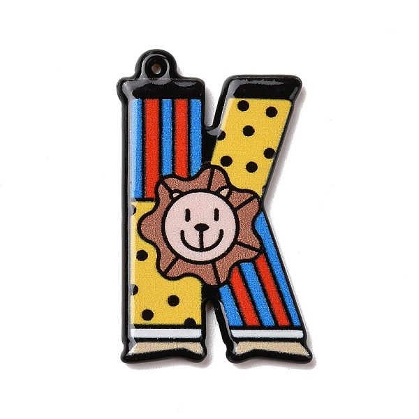 PandaHall Circus Theme Printed Acrylic Pendants, Joker, Letter Charm, Letter K, 35x20.5x2mm, Hole: 0.9mm Acrylic Letter K
PandaHall Circus Theme Printed Acrylic Pendants, Joker, Letter Charm, Letter K, 35x20.5x2mm, Hole: 0.9mm Acrylic Letter K