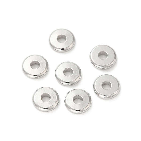 PandaHall Brass Spacer Beads, Disc, Real Platinum Plated, 5x1.2mm, Hole: 1.5mm Brass Disc
PandaHall Brass Spacer Beads, Disc, Real Platinum Plated, 5x1.2mm, Hole: 1.5mm Brass Disc