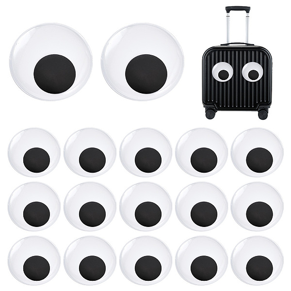 PandaHall 12Pcs Black & White Wiggle Googly Eyes Cabochons, with Label Paster on Back, DIY Scrapbooking Crafts Toy Accessories, White...
PandaHall 12Pcs Black & White Wiggle Googly Eyes Cabochons, with Label Paster on Back, DIY Scrapbooking Crafts Toy Accessories, White...