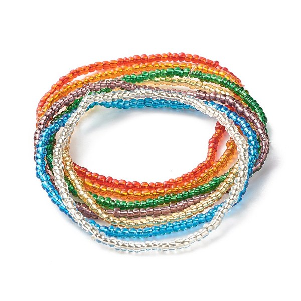 PandaHall Bling Glass Seed Beads Anklets Set, Dainty Thin Beads Stackable Anklets for Women, Mixed Color, Inner Diameter: 2-5/8 inch(6.6cm)..., Multicolor
PandaHall Bling Glass Seed Beads Anklets Set, Dainty Thin Beads Stackable Anklets for Women, Mixed Color, Inner Diameter: 2-5/8 inch(6.6cm)..., Multicolor