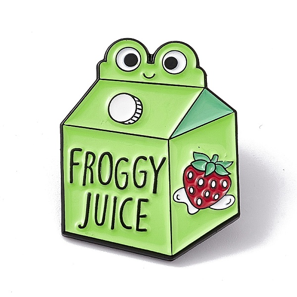 PandaHall Cartoon Frog Enamel Pin, Electrophoresis Black Alloy Word Froggy Juice Brooch for Backpack Clothes, Box Pattern, 29.5x24.5x2mm...
PandaHall Cartoon Frog Enamel Pin, Electrophoresis Black Alloy Word Froggy Juice Brooch for Backpack Clothes, Box Pattern, 29.5x24.5x2mm...