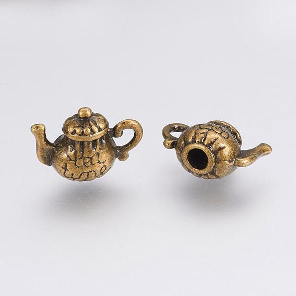 PandaHall Tibetan Style Alloy Pendants, Cadmium Free & Lead Free, Teapot, Antique Bronze Color, 13x15x8mm, Hole: 2mm Alloy Tableware
PandaHall Tibetan Style Alloy Pendants, Cadmium Free & Lead Free, Teapot, Antique Bronze Color, 13x15x8mm, Hole: 2mm Alloy Tableware