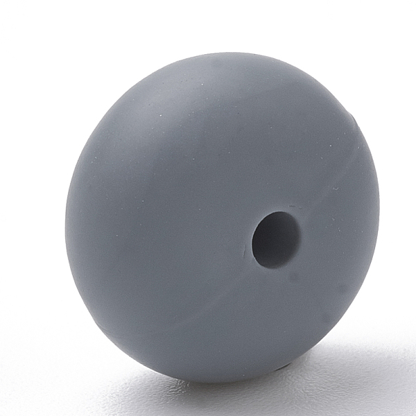 PandaHall Food Grade Eco-Friendly Silicone Beads, Chewing Beads For Teethers, DIY Nursing Necklaces Making, Rondelle, Slate Gray, 14x8mm...
PandaHall Food Grade Eco-Friendly Silicone Beads, Chewing Beads For Teethers, DIY Nursing Necklaces Making, Rondelle, Slate Gray, 14x8mm...