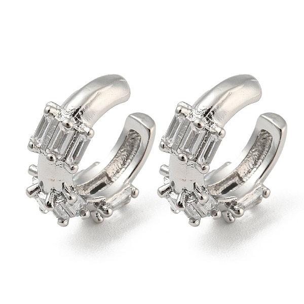 PandaHall Brass Micro Pave Cubic Zirconia Cuff Earrings, Long-Lasting Plated, Cadmium Free & Lead Free, Platinum, 15.5x6mm Cubic Zirconia
PandaHall Brass Micro Pave Cubic Zirconia Cuff Earrings, Long-Lasting Plated, Cadmium Free & Lead Free, Platinum, 15.5x6mm Cubic Zirconia