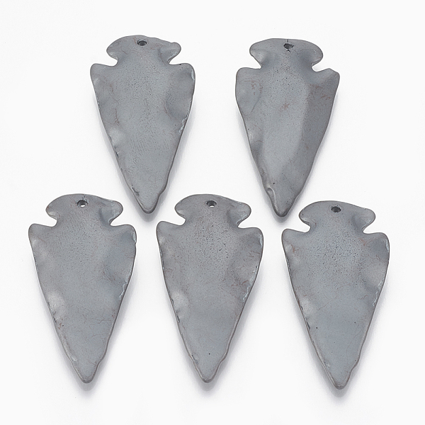 PandaHall Non-magnetic Synthetic Hematite Pendants, Matte Style, Arrows, 45x24x8mm, Hole: 2mm Non-magnetic Hematite Arrow
PandaHall Non-magnetic Synthetic Hematite Pendants, Matte Style, Arrows, 45x24x8mm, Hole: 2mm Non-magnetic Hematite Arrow