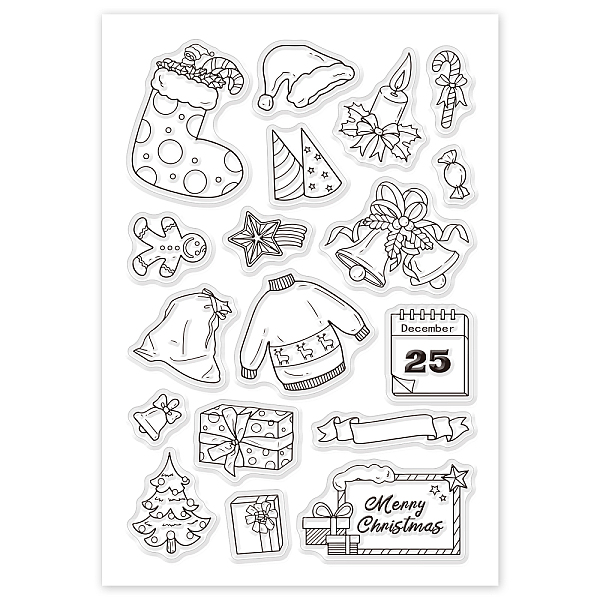PandaHall PVC Plastic Stamps, for DIY Scrapbooking, Photo Album Decorative, Cards Making, Stamp Sheets, Christmas Themed Pattern...
PandaHall PVC Plastic Stamps, for DIY Scrapbooking, Photo Album Decorative, Cards Making, Stamp Sheets, Christmas Themed Pattern...