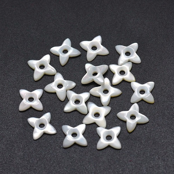 PandaHall Natural White Shell Beads, Mother of Pearl Shell Beads, Star, 7x7x1.5mm, Hole: 1.6mm White Shell Star
PandaHall Natural White Shell Beads, Mother of Pearl Shell Beads, Star, 7x7x1.5mm, Hole: 1.6mm White Shell Star