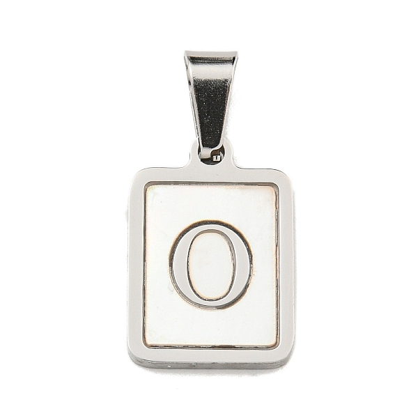 PandaHall Vacuum Plating 304 Stainless Steel Pave Natural White Shell Pendants, Rectangle with Letter Charms, Stainless Steel Color, Letter...
PandaHall Vacuum Plating 304 Stainless Steel Pave Natural White Shell Pendants, Rectangle with Letter Charms, Stainless Steel Color, Letter...