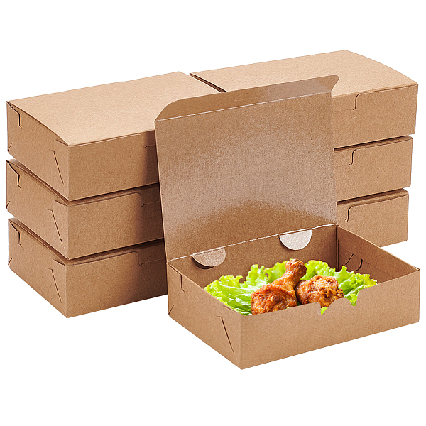 PandaHall Disposable Kraft Paper Food Box, Fried Chicken Take-out Container for Restaurant, Catering and Home, Rectangle with Clover/None..., Orange
PandaHall Disposable Kraft Paper Food Box, Fried Chicken Take-out Container for Restaurant, Catering and Home, Rectangle with Clover/None..., Orange