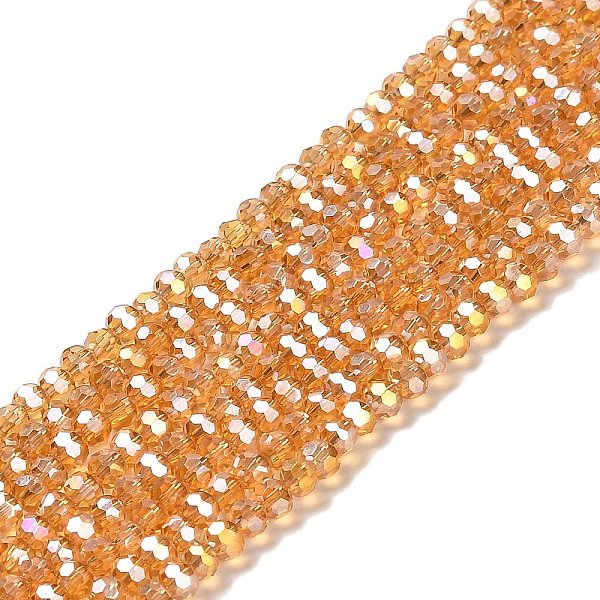 PandaHall Transparent Glass Beads, 32 Facets, AB Color Plated, Round, Sandy Brown, 3.5x3mm, Hole: 1mm, about 163~166pcs/strand, 50~51cm...
PandaHall Transparent Glass Beads, 32 Facets, AB Color Plated, Round, Sandy Brown, 3.5x3mm, Hole: 1mm, about 163~166pcs/strand, 50~51cm...
