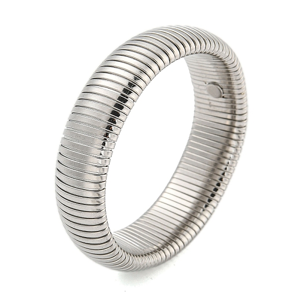 PandaHall 304 Stainless Steel Spring Bangles for Women Men, Stainless Steel Color, Inner Diameter: 2-1/2 inch(6.2cm), 20mm 304 Stainless...
PandaHall 304 Stainless Steel Spring Bangles for Women Men, Stainless Steel Color, Inner Diameter: 2-1/2 inch(6.2cm), 20mm 304 Stainless...