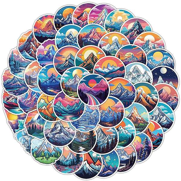 PandaHall 50Pcs Ice Mountain PVC Waterproof Stickers, Self-adhesion, for Suitcase, Skateboard, Refrigerator, Helmet, Mobile Phone Shell...
PandaHall 50Pcs Ice Mountain PVC Waterproof Stickers, Self-adhesion, for Suitcase, Skateboard, Refrigerator, Helmet, Mobile Phone Shell...