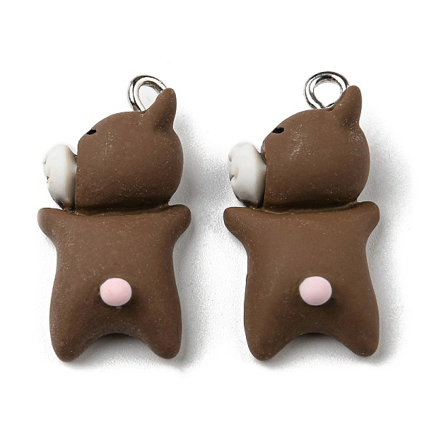 PandaHall Opaque Resin Cartoon Pendants, Animal Charms with Platinum Tone Iron Loops, Bear, 24.5x13x7mm, Hole: 2mm Iron+Resin Bear
PandaHall Opaque Resin Cartoon Pendants, Animal Charms with Platinum Tone Iron Loops, Bear, 24.5x13x7mm, Hole: 2mm Iron+Resin Bear