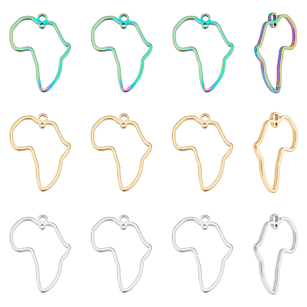 PandaHall UNICRAFTALE 12Pcs 3 Colors Africa Map Open Bezels for Resin 304 Stainless Steel Africa Map Frame Pendant 26mm Hollow Open Back...
PandaHall UNICRAFTALE 12Pcs 3 Colors Africa Map Open Bezels for Resin 304 Stainless Steel Africa Map Frame Pendant 26mm Hollow Open Back...