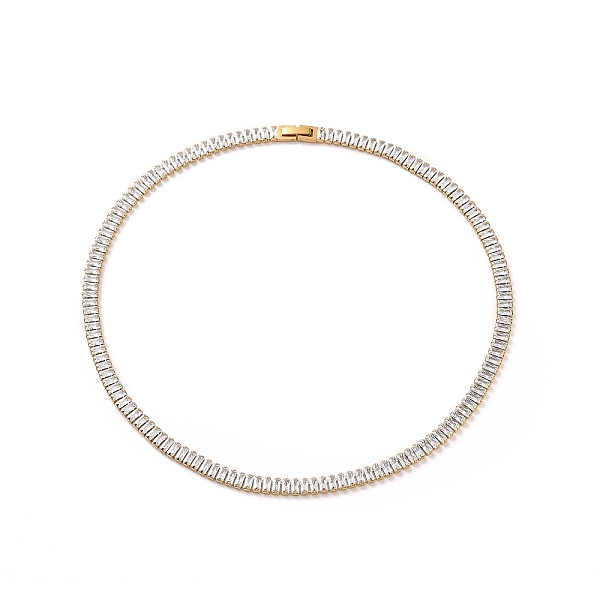 PandaHall Clear Cubic Zirconia Tennis Necklace, 304 Stainless Steel Link Chains Necklace for Women, Golden, 18.03 inch(45.8cm) Cubic...
PandaHall Clear Cubic Zirconia Tennis Necklace, 304 Stainless Steel Link Chains Necklace for Women, Golden, 18.03 inch(45.8cm) Cubic...