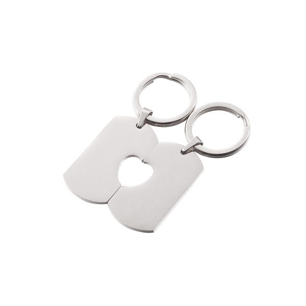 PandaHall 304 Stainless Steel Couples Keychain, Rectangle with Half Heart, Stainless Steel Color, 3.2x1.7x0.15cm Stainless Steel Rectangle
PandaHall 304 Stainless Steel Couples Keychain, Rectangle with Half Heart, Stainless Steel Color, 3.2x1.7x0.15cm Stainless Steel Rectangle