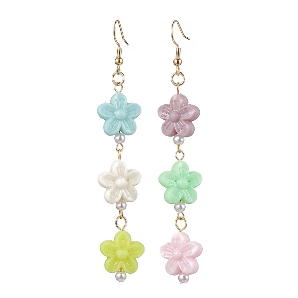 PandaHall Acrylic Dangle Earrings, with 304 Stainless Steel Earring Hooks, Flower, Golden, 88.5x15.5mm Acrylic Flower
PandaHall Acrylic Dangle Earrings, with 304 Stainless Steel Earring Hooks, Flower, Golden, 88.5x15.5mm Acrylic Flower
