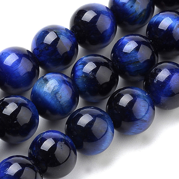 PandaHall Natural Tiger Eye Beads Strands, Dyed, Round, Blue, 8mm, Hole: 1mm, about 47pcs/strand, 15.2 inch Tiger Eye Round Blue
PandaHall Natural Tiger Eye Beads Strands, Dyed, Round, Blue, 8mm, Hole: 1mm, about 47pcs/strand, 15.2 inch Tiger Eye Round Blue