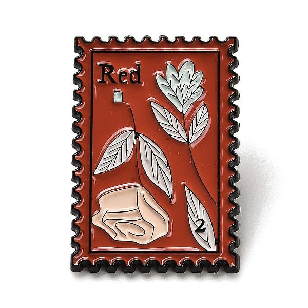 PandaHall Rectangle Floral Stamp Enamel Pins, Alloy Brooch for Backpack Clothes, Dark Red, 31x21x1.5mm Alloy+Enamel Rectangle
PandaHall Rectangle Floral Stamp Enamel Pins, Alloy Brooch for Backpack Clothes, Dark Red, 31x21x1.5mm Alloy+Enamel Rectangle