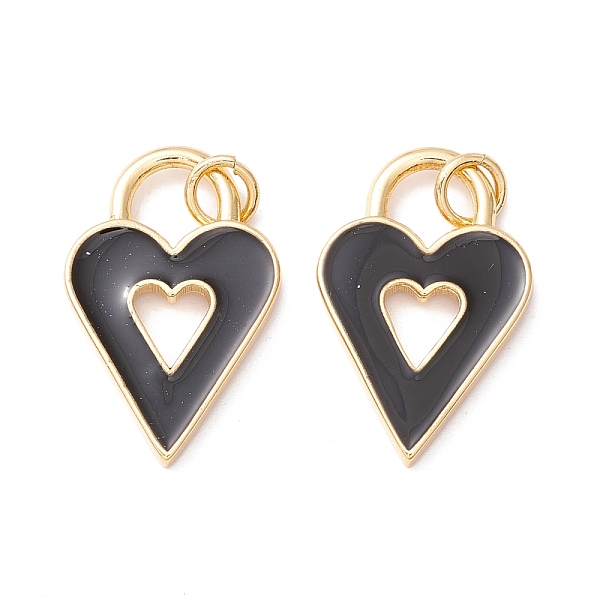 PandaHall Rack Plating Brass Enamel Pendants, with Jump Ring, Cadmium Free & Nickel Free & Lead Free, Real 18K Gold Long-Lasting Plated..., Black
PandaHall Rack Plating Brass Enamel Pendants, with Jump Ring, Cadmium Free & Nickel Free & Lead Free, Real 18K Gold Long-Lasting Plated..., Black