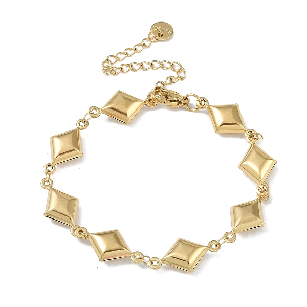 PandaHall 304 Stainless Steel Rhombus Link Chain Bracelets for Women, Real 18K Gold Plated, 6-5/8~6-3/4 inch(16.8cm~17cm) 304 Stainless...
PandaHall 304 Stainless Steel Rhombus Link Chain Bracelets for Women, Real 18K Gold Plated, 6-5/8~6-3/4 inch(16.8cm~17cm) 304 Stainless...