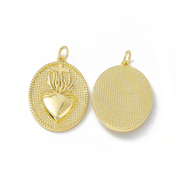 PandaHall Rack Plating Brass Pendants, Long-Lasting Plated, Lead Free & Cadmium Free, with Jump Ring, Flat Round with Heart & Cross Charm...
PandaHall Rack Plating Brass Pendants, Long-Lasting Plated, Lead Free & Cadmium Free, with Jump Ring, Flat Round with Heart & Cross Charm...