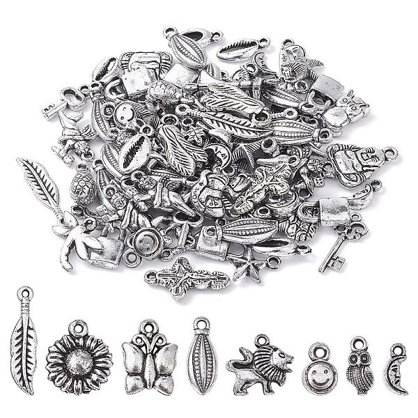 PandaHall CCB Plastic Pendant, for DIY Jewelry Making, Lock & flower & Umbrella& Key & Angel & Leaf & Butterfly & Dolphin & Starfish &...
PandaHall CCB Plastic Pendant, for DIY Jewelry Making, Lock & flower & Umbrella& Key & Angel & Leaf & Butterfly & Dolphin & Starfish &...