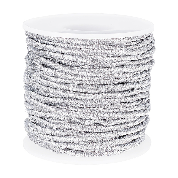 PandaHall BENECREAT 19.14 Yards/17.5m Metallic Macrame Cord, 3mm Silver Twist Metallic Thread Jewelry Thread Craft String for Bracelet...
PandaHall BENECREAT 19.14 Yards/17.5m Metallic Macrame Cord, 3mm Silver Twist Metallic Thread Jewelry Thread Craft String for Bracelet...