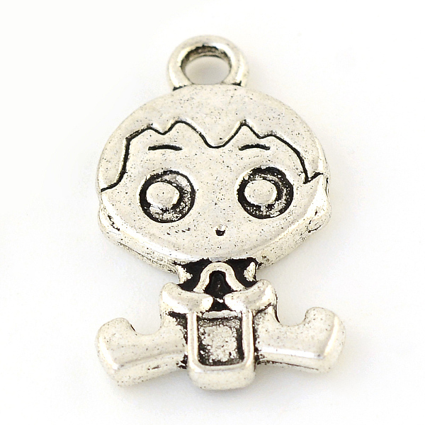 PandaHall Tibetan Style Alloy Pendants, Baby, Cadmium Free & Lead Free, Antique Silver, 24x13.5x2.5mm, Hole: 2.5mm, about 400pcs/1000g Alloy...
PandaHall Tibetan Style Alloy Pendants, Baby, Cadmium Free & Lead Free, Antique Silver, 24x13.5x2.5mm, Hole: 2.5mm, about 400pcs/1000g Alloy...