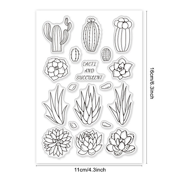 PandaHall PVC Plastic Stamps, for DIY Scrapbooking, Photo Album Decorative, Cards Making, Stamp Sheets, Cactus Pattern, 16x11x0.3cm Plastic...
PandaHall PVC Plastic Stamps, for DIY Scrapbooking, Photo Album Decorative, Cards Making, Stamp Sheets, Cactus Pattern, 16x11x0.3cm Plastic...