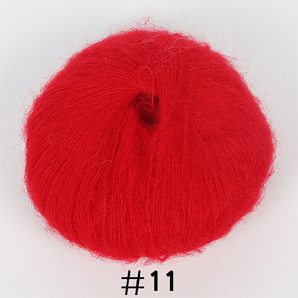 PandaHall 25g Angora Mohair Wool Knitting Yarn, for Shawl Scarf Doll Crochet Supplies, Red, 1mm Angora Red
PandaHall 25g Angora Mohair Wool Knitting Yarn, for Shawl Scarf Doll Crochet Supplies, Red, 1mm Angora Red