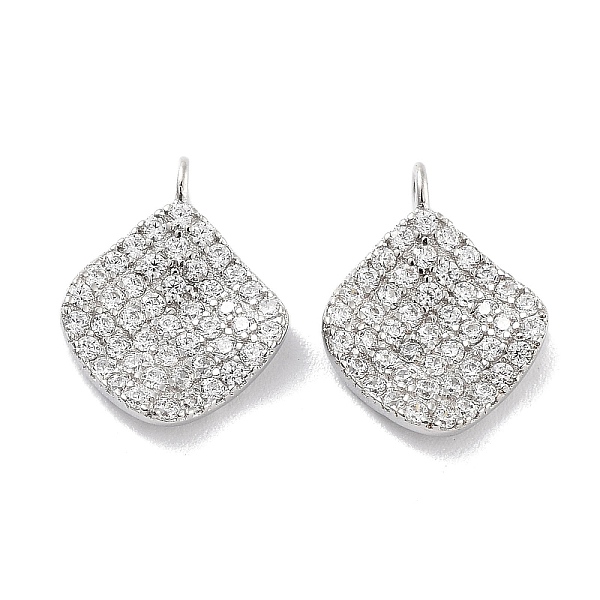 PandaHall Rhodium Plated 925 Sterling Silver Pendant, with Cubic Zirconia, Twist Rhombus Charms, Real Platinum Plated, 12x9x2mm, Hole: 1.4mm...
PandaHall Rhodium Plated 925 Sterling Silver Pendant, with Cubic Zirconia, Twist Rhombus Charms, Real Platinum Plated, 12x9x2mm, Hole: 1.4mm...