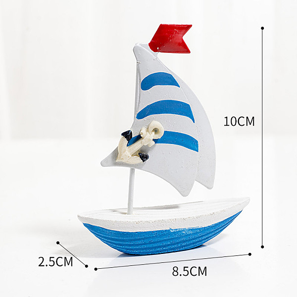 PandaHall Anchor Pattern Mini Sailboat Model Display Decoration, Wooden Miniature Sailing Boat Home Decoration, for Ocean Theme Decoration...
PandaHall Anchor Pattern Mini Sailboat Model Display Decoration, Wooden Miniature Sailing Boat Home Decoration, for Ocean Theme Decoration...