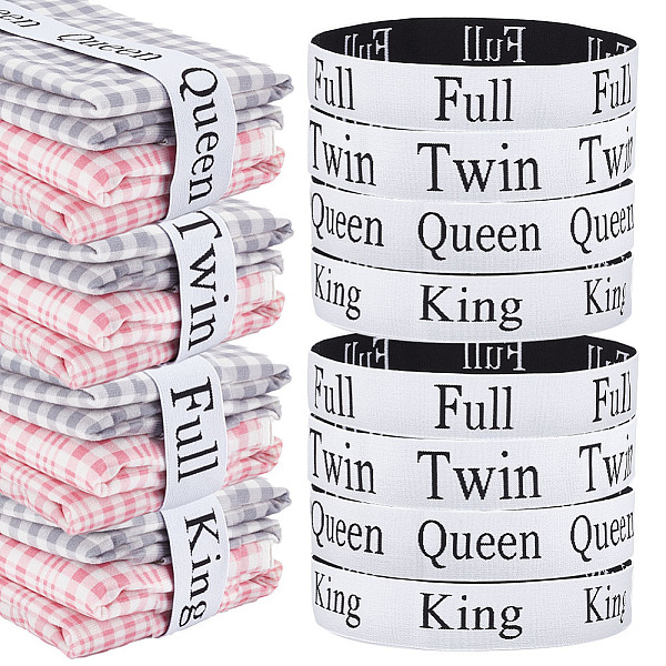 PandaHall GORGECRAFT 8Pcs 4 Styles Bed Sheets Organizer Bands Sheet Keepers Closet Storage King Twin Full Queen Elastic Sheet Straps for..., Black
PandaHall GORGECRAFT 8Pcs 4 Styles Bed Sheets Organizer Bands Sheet Keepers Closet Storage King Twin Full Queen Elastic Sheet Straps for..., Black