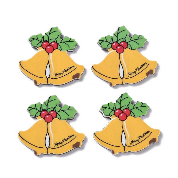 PandaHall Christmas Style Printed Acrylic Cabochons, Orange, 31x33x2.5mm Acrylic Christmas Bell Orange
PandaHall Christmas Style Printed Acrylic Cabochons, Orange, 31x33x2.5mm Acrylic Christmas Bell Orange